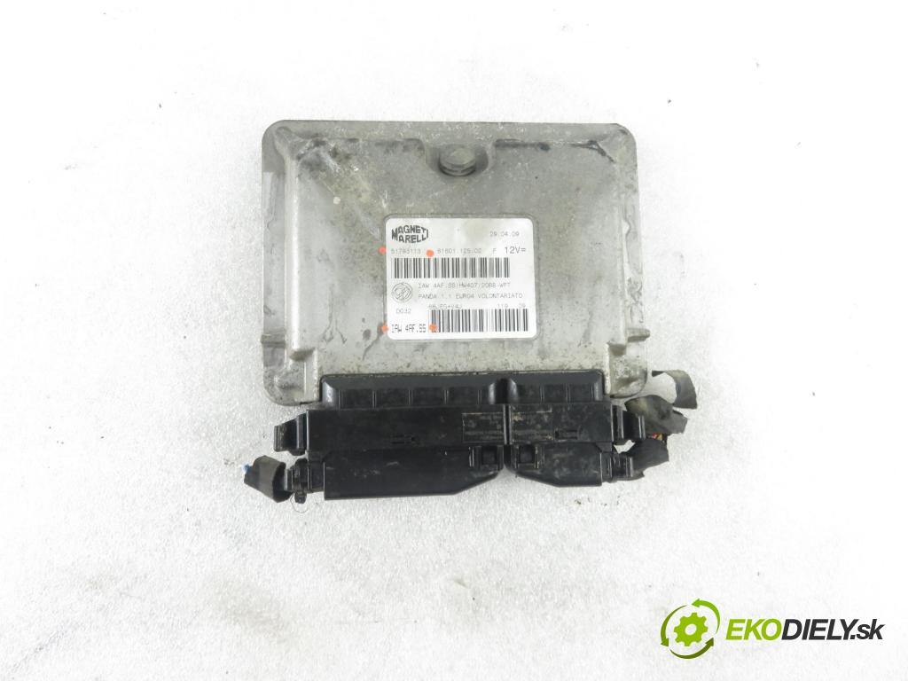FIAT PANDA (169_) SEDAN 2009 40,00 1.1 54 - 187 A1.000 1108,00 Riadiaca jednotka Motor 51793113 ; IAW4AFSS