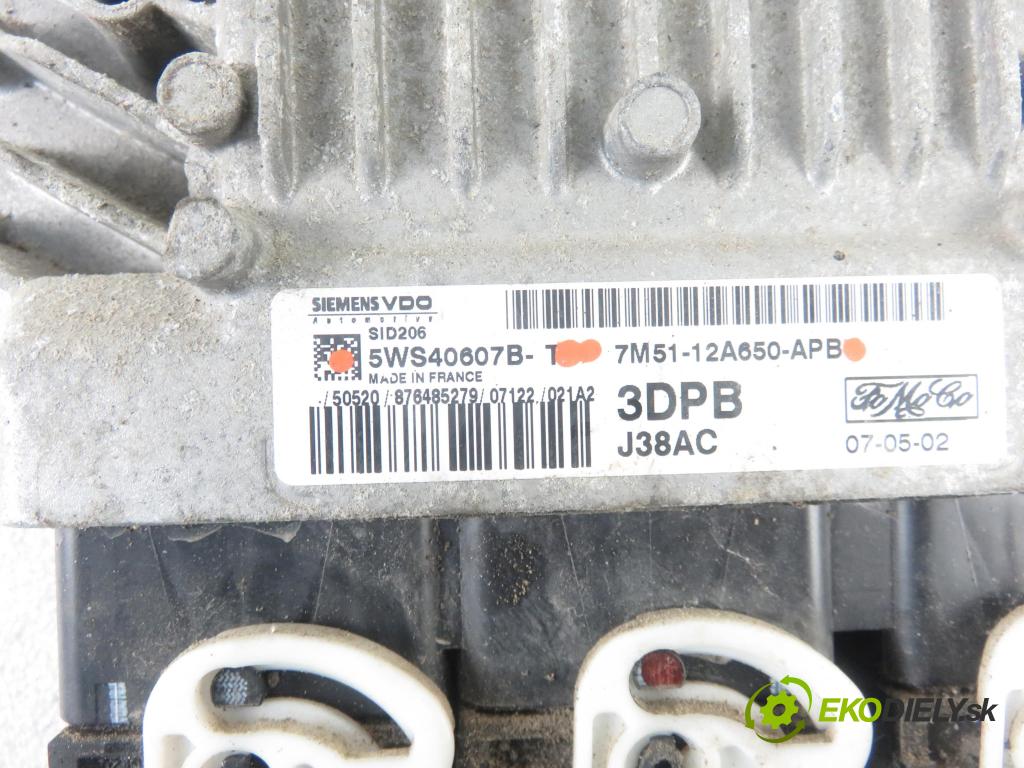 FORD FOCUS II Turnier (DA_, FFS, DS) KOMBI 2007 85,00 1.8 TDCi - KKDB 1753,00 řídící jednotka motora 7M5112A650APB ; 5WS40607BT