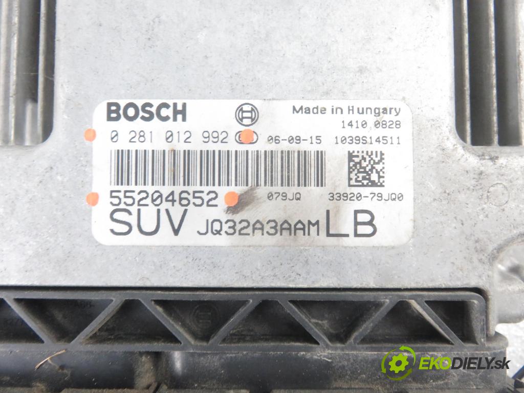 FIAT SEDICI (189_) CROSSOVER 2006 88,00 1.9 D Multijet 120 4x4 - D19AA 1910,00 řídící jednotka motora 0281012992 ; 55204652