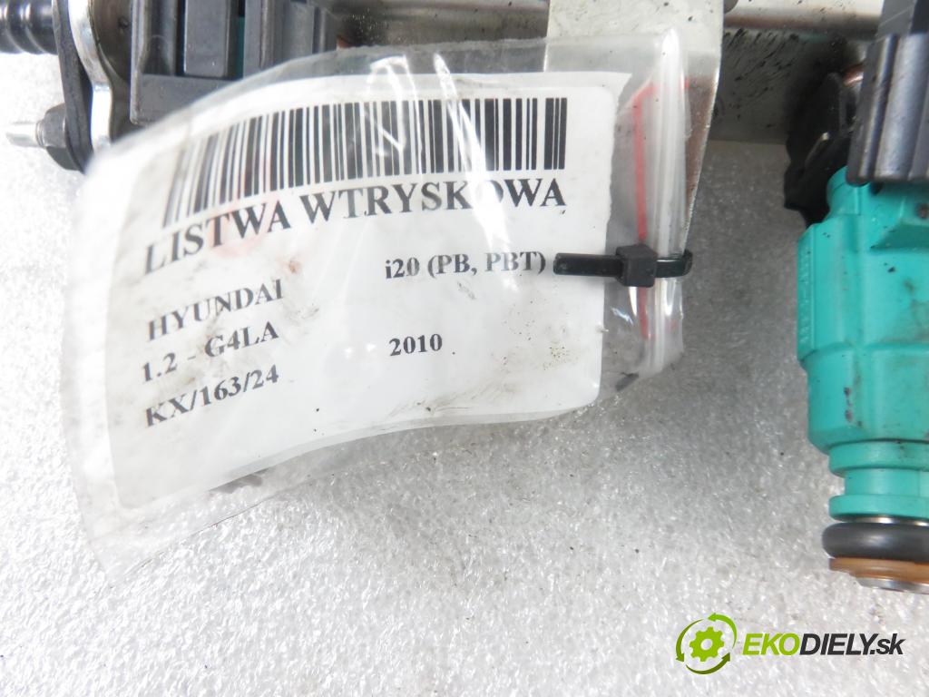 HYUNDAI i20 (PB, PBT) HB 2010 57,00 1.2 - G4LA 1248,00 Lišta vstrekovacia 3531003000 (Vstrekovacie lišty)