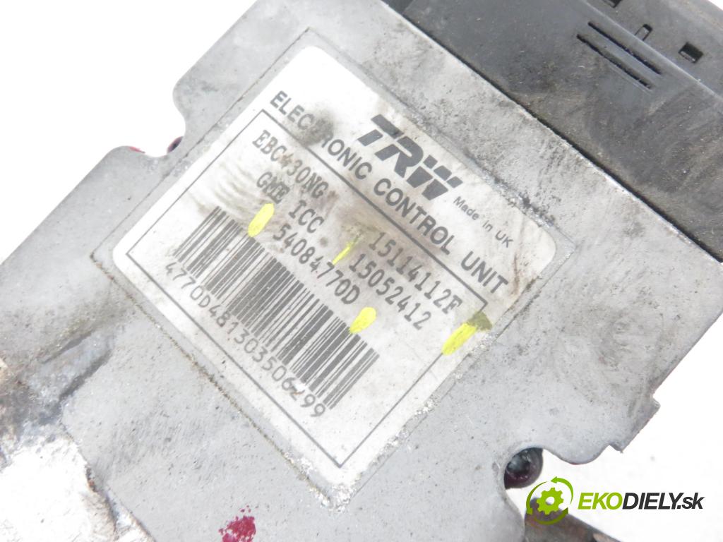 OPEL VECTRA C Kombi (Z02) KOMBI 2007 135,00 3.0 V6 CDTI - Z 30 DT 2959,00 Pumpa ABS 54084770D ; 12773676 ; 15052412 (Pumpy ABS)