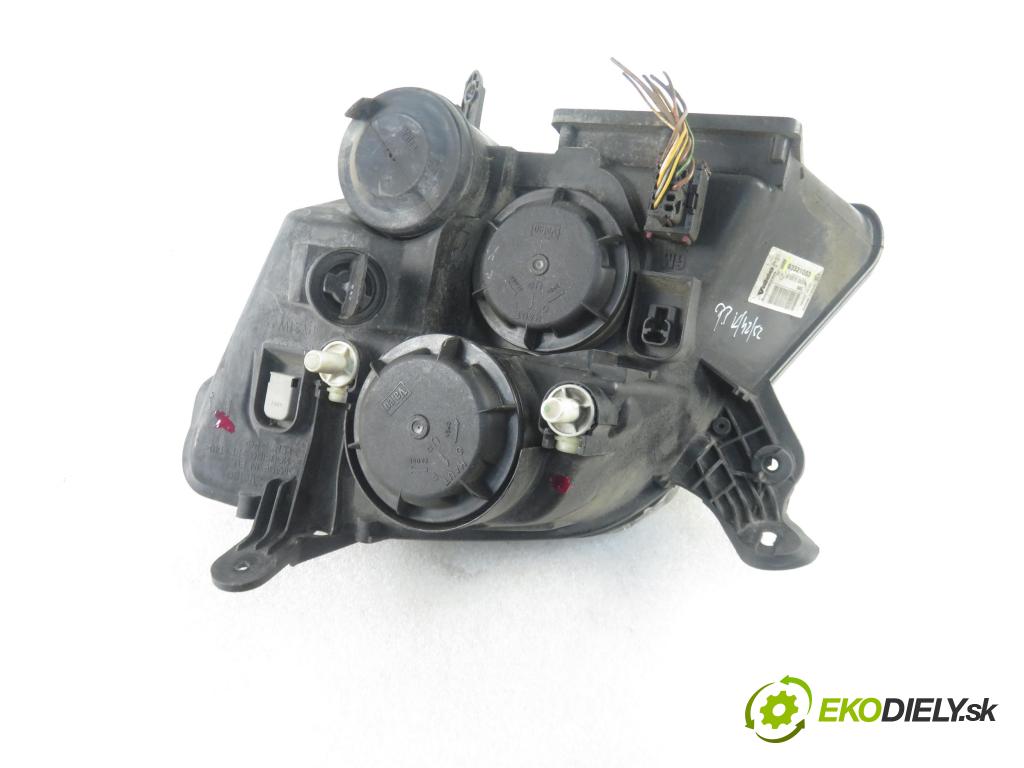OPEL MERIVA A nadwozie wielkoprzestrzenne (MPV) (X03) HB 2006 77,00 1.6 16V 105 - Z 16 XEP 1598,00 Svetlo PP 93321053