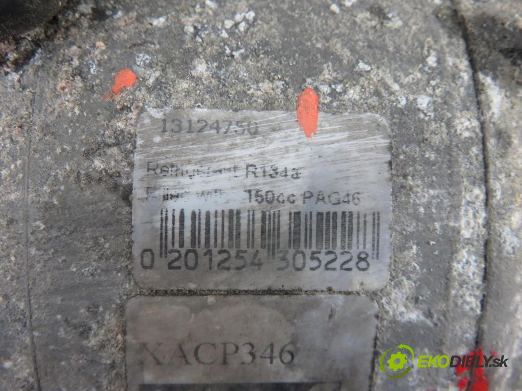 OPEL ASTRA G Kombi (T98) KOMBI 2005 76,00 1.6 16V 103 TwinPort - Z 16 XEP 1598,00 KOMPRESOR: klimatizácie 13124750 (Kompresory klimatizácie)