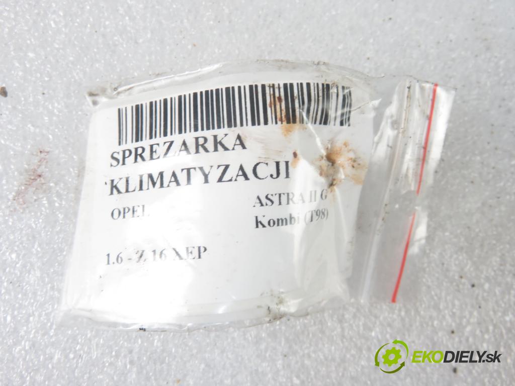 OPEL ASTRA G Kombi (T98) KOMBI 2005 76,00 1.6 16V 103 TwinPort - Z 16 XEP 1598,00 KOMPRESOR: klimatizácie 13124750 (Kompresory klimatizácie)