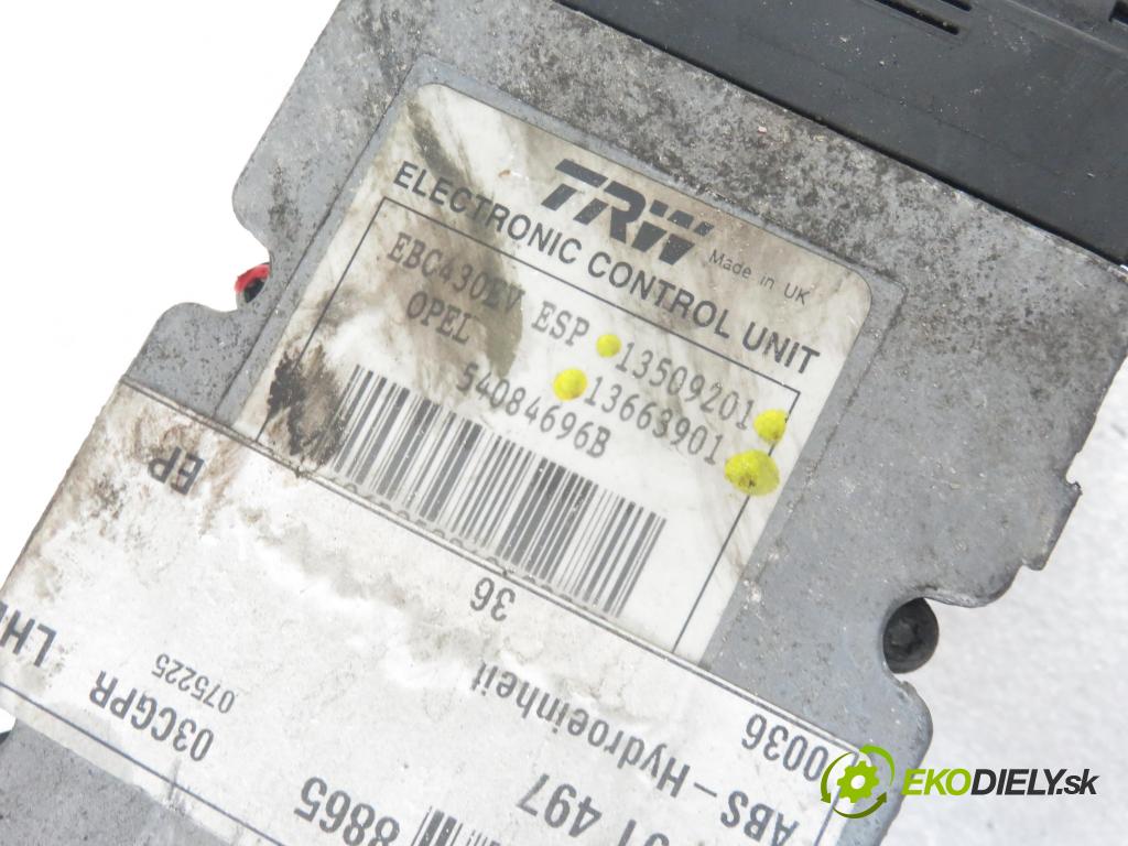 OPEL VECTRA C (Z02) SEDAN 2003 92,00 2.2 DTI 16V 125 - Y 22 DTR 2172,00 Pumpa ABS 13509201 ; 13663901 (Pumpy ABS)