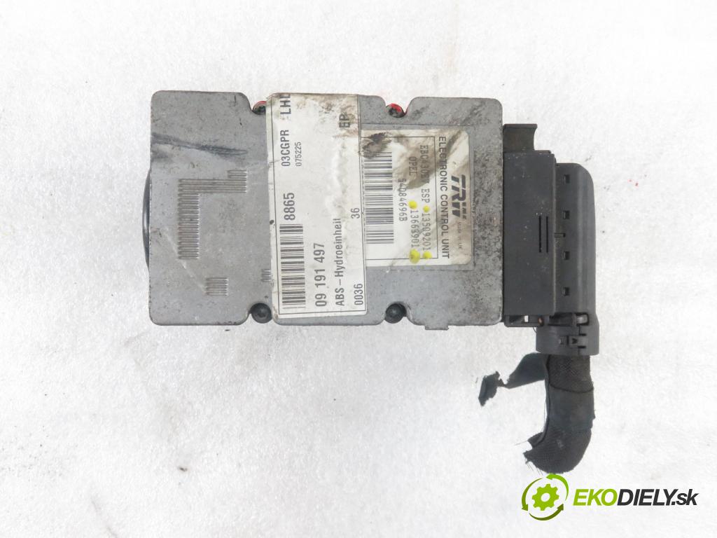 OPEL VECTRA C (Z02) SEDAN 2003 92,00 2.2 DTI 16V 125 - Y 22 DTR 2172,00 Pumpa ABS 13509201 ; 13663901 (Pumpy ABS)