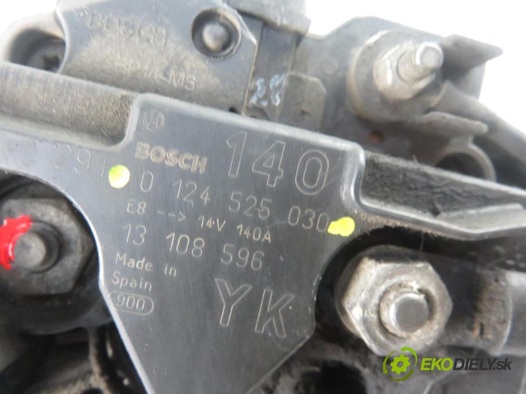 OPEL VECTRA C (Z02) SEDAN 2003 92,00 2.2 DTI 16V 125 - Y 22 DTR 2172,00 Alternátor 0124525030 (Alternátory)