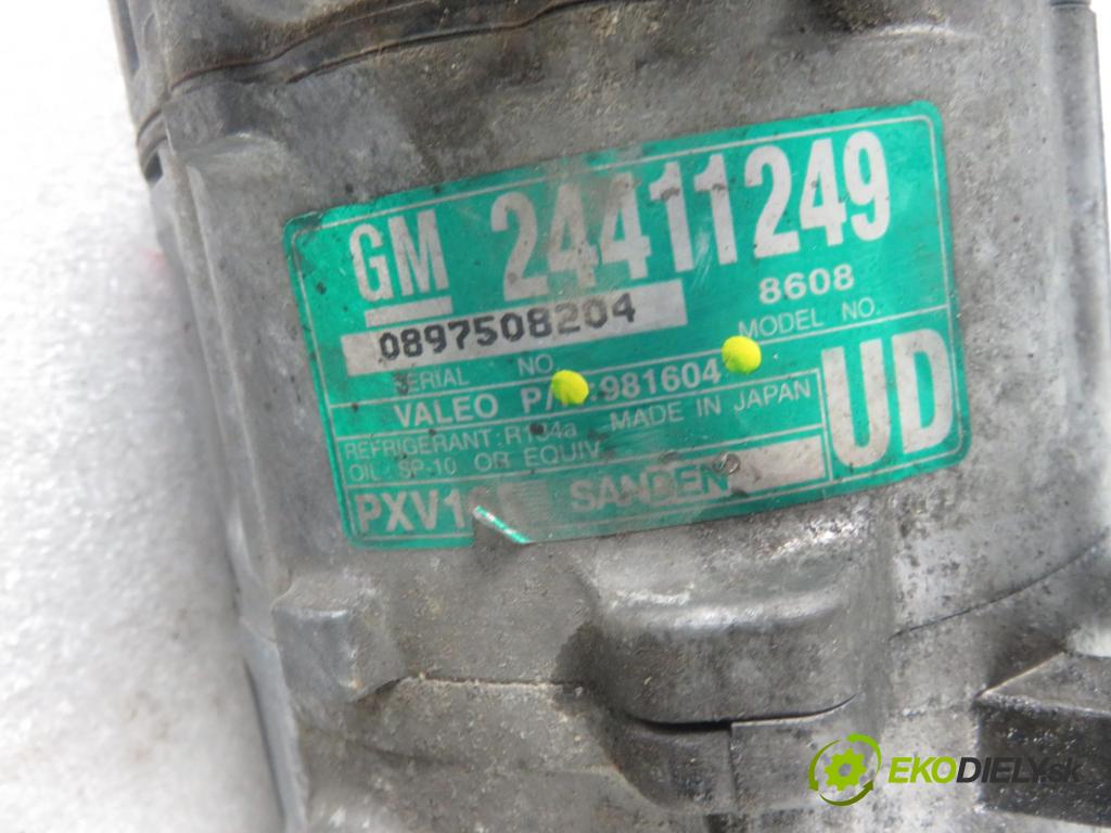 OPEL VECTRA C (Z02) SEDAN 2003 92,00 2.2 DTI 16V 125 - Y 22 DTR 2172,00 KOMPRESOR: klimatizácie 981604 (Kompresory klimatizácie)