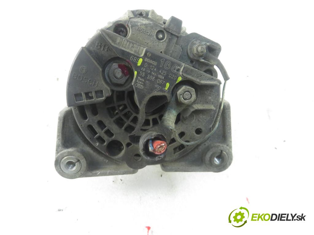 OPEL MERIVA A nadwozie wielkoprzestrzenne (MPV) (X03) HB 2006 77,00 1.6 16V 105 - Z 16 XEP 1598,00 Alternátor 55556067 ; 0124425020 (Alternátory)