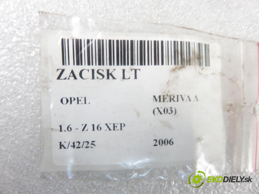 OPEL MERIVA A nadwozie wielkoprzestrzenne (MPV) (X03) HB 2006 77,00 1.6 16V 105 - Z 16 XEP 1598,00 Brzdič strmeň LT