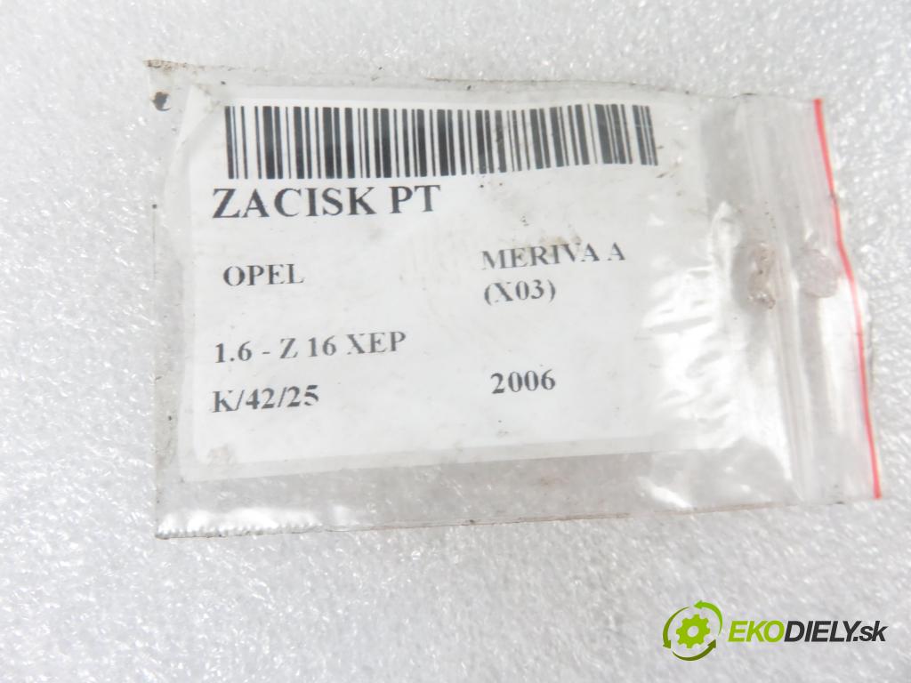 OPEL MERIVA A nadwozie wielkoprzestrzenne (MPV) (X03) HB 2006 77,00 1.6 16V 105 - Z 16 XEP 1598,00 Brzdič strmeň pravé zadné 