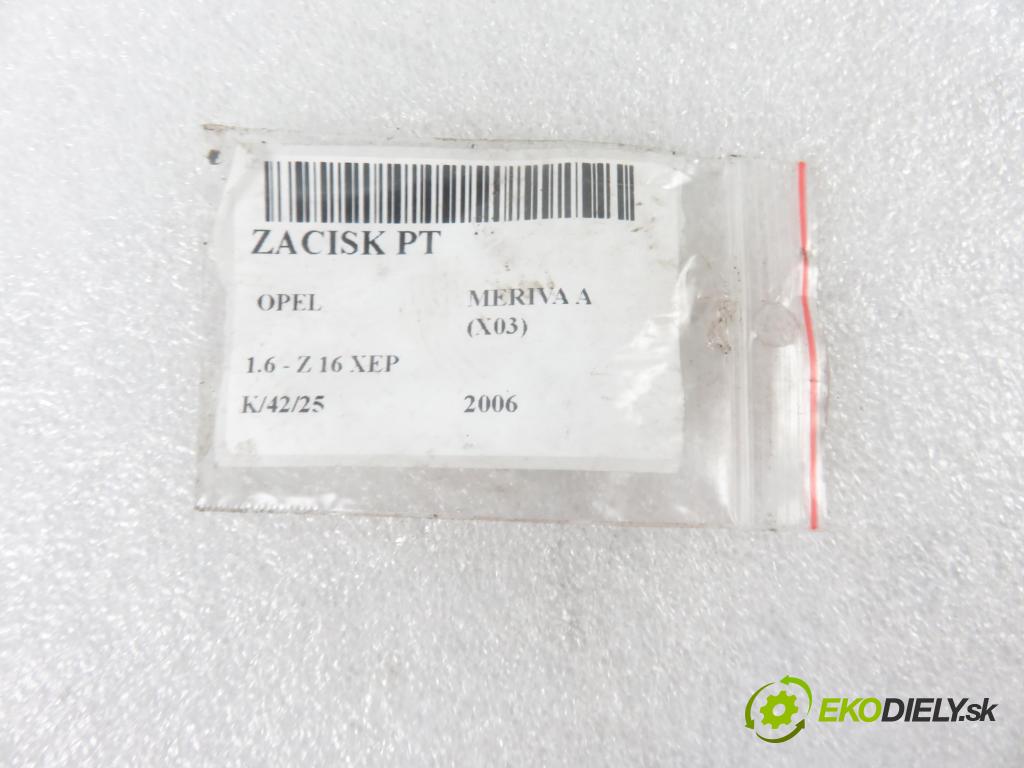 OPEL MERIVA A nadwozie wielkoprzestrzenne (MPV) (X03) HB 2006 77,00 1.6 16V 105 - Z 16 XEP 1598,00 Brzdič strmeň pravé zadné