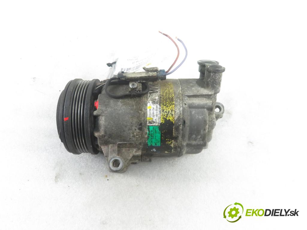 OPEL MERIVA A nadwozie wielkoprzestrzenne (MPV) (X03) HB 2006 77,00 1.6 16V 105 - Z 16 XEP 1598,00 KOMPRESOR: klimatizácie 13124750 (Kompresory klimatizácie)