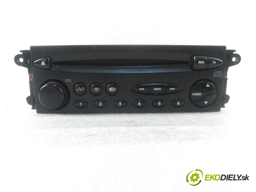 CITROEN XSARA PICASSO (N68) MINIVAN 2008 80,00 1.6 HDi - 9HZ (DV6TED4) 1560,00 RADIO CD 96641650XT