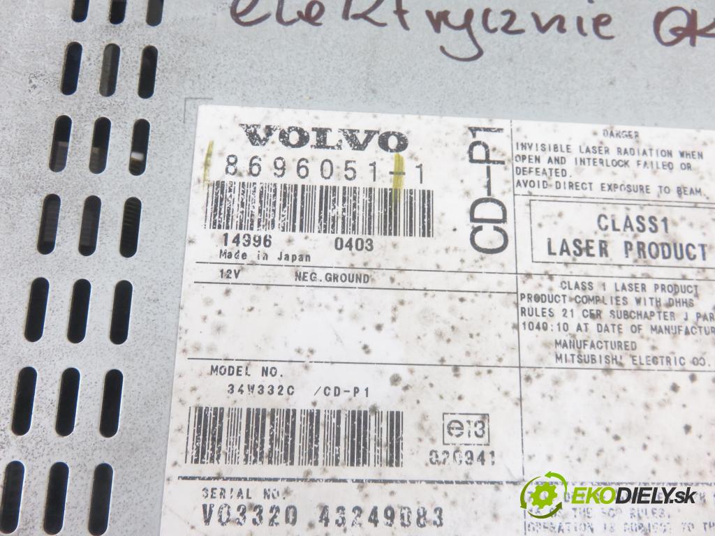 VOLVO V50 (MW) KOMBI 2006 100,00 2.0 D 136 - D 4204 T (PSA) 1997,00 RADIO CD 8696051