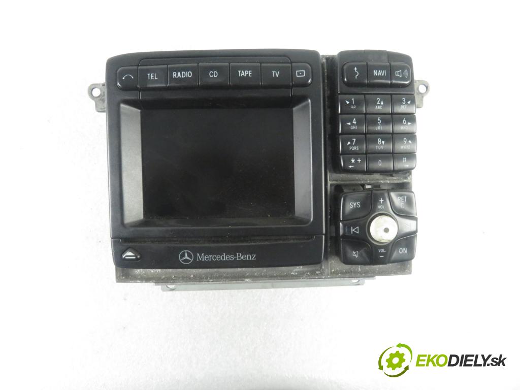 MERCEDES-BENZ KLASA S (W220) SEDAN 2002 145,00 S 320 CDI 197 - OM 613.960 3222,00 RADIO CD A2208270442