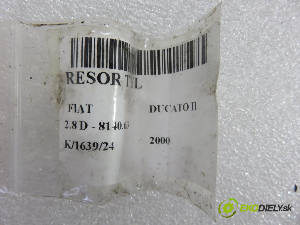 FIAT DUCATO (230_) FURGON 2000 64,00 2.8 D - 8140.63 2800,00 listové pero ZADNÍ: