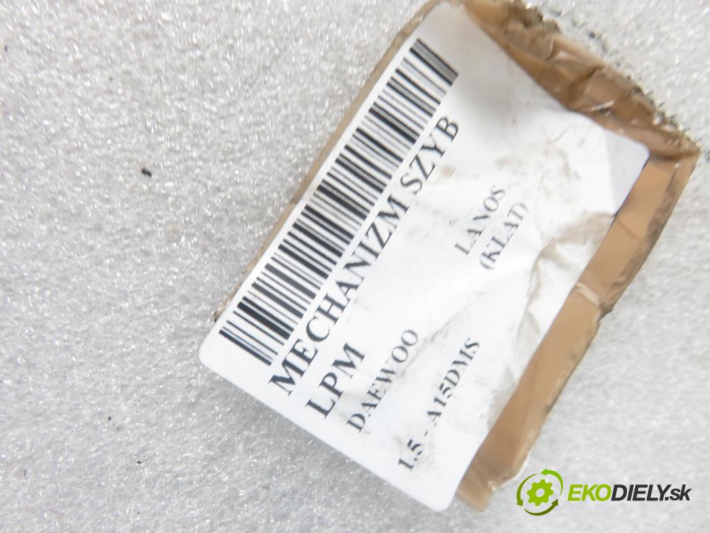 DAEWOO LANOS (KLAT) SEDAN 1999 73,00 1.5 16V - A15DMS 1498,00 mechanismus oken LPM