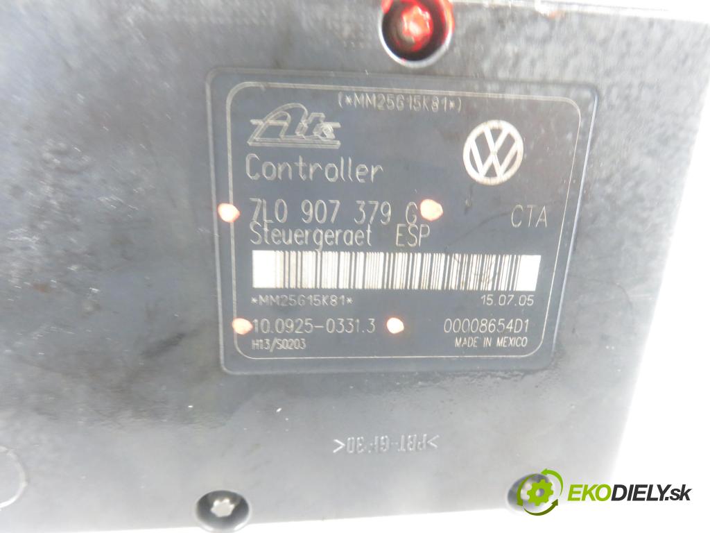VW TOUAREG (7LA, 7L6, 7L7) SUV 2005 165,00 3.0 V6 TDI 224 - BKS 2967,00 Pumpa ABS 7L0907379G ; 10092503313 (Pumpy ABS)