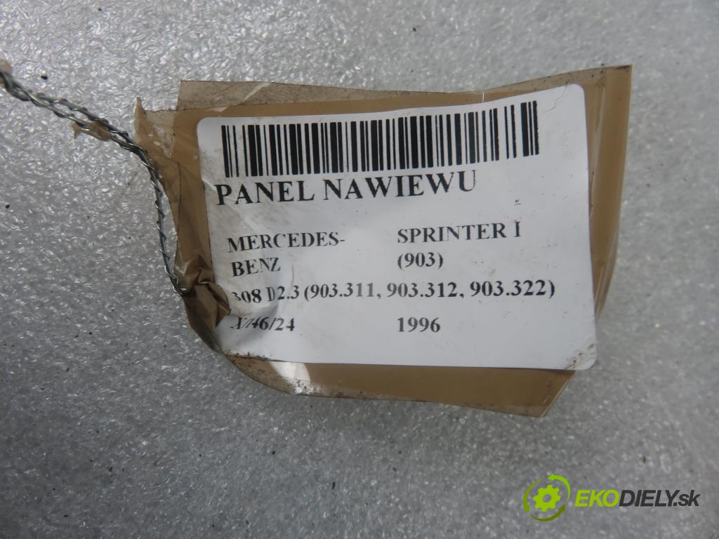 MERCEDES-BENZ SPRINTER 3-t Platforma / Podwozie (903) KABINA/PLATFORMA 1996 58,00 308 D 2.3 79 - OM 601.943 2299,00 Panel topení 122489582000