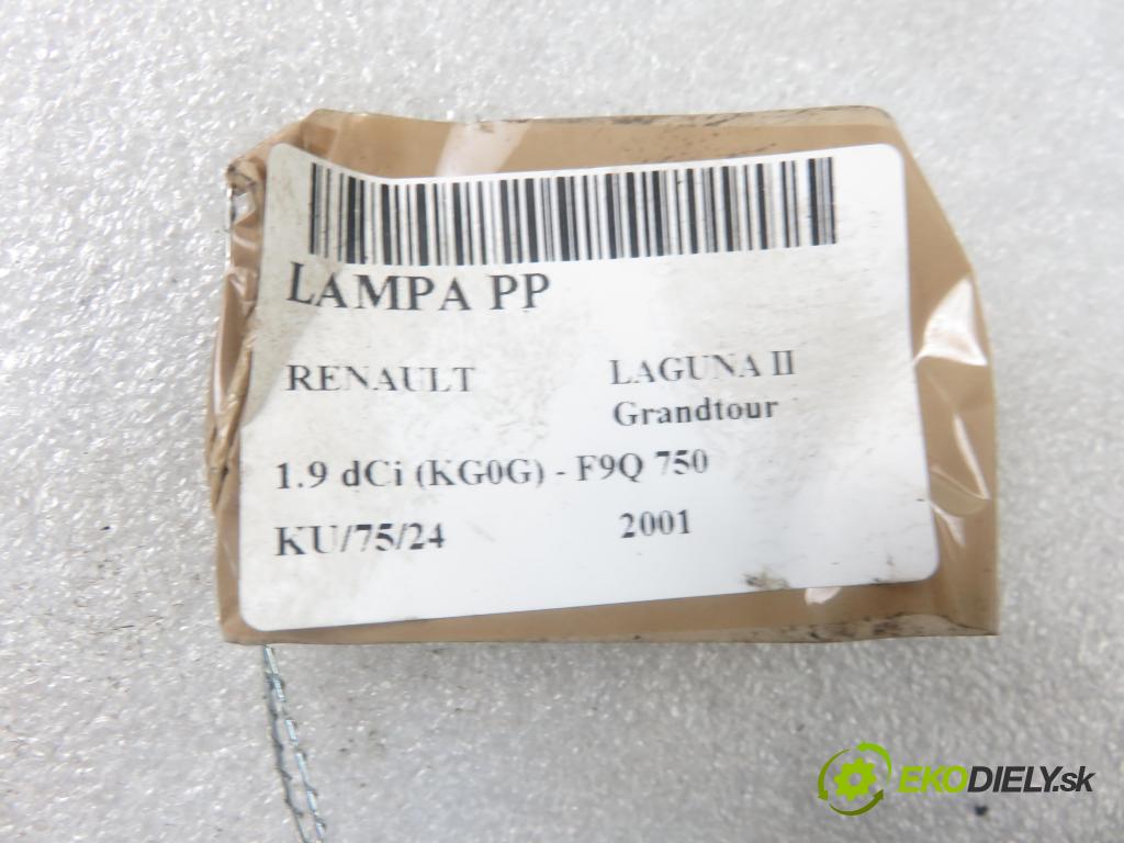 RENAULT LAGUNA II Grandtour (KG0/1_) KOMBI 2001 88,00 1.9 dCi 120 - F9Q 750 1870,00 Svetlo PP