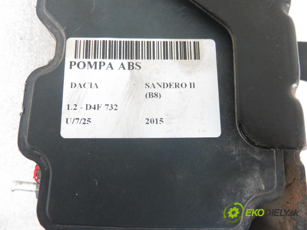 DACIA SANDERO II HB 2015 55,00 1.2 75 - D4F 732 1149,00 Pumpa ABS 0265254936 ; 476602473R (Pumpy ABS)