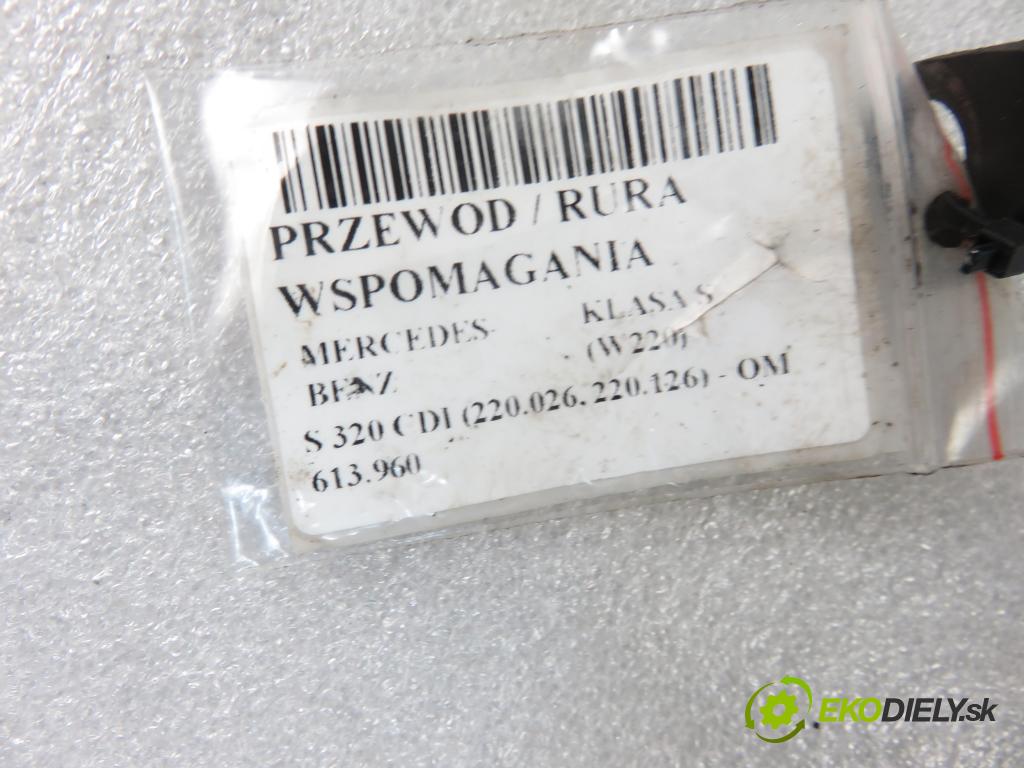 MERCEDES-BENZ KLASA S (W220) SEDAN 2002 145,00 S 320 CDI 197 - OM 613.960 3222,00 rúrka / Rúra servočerpadlo 2204663681