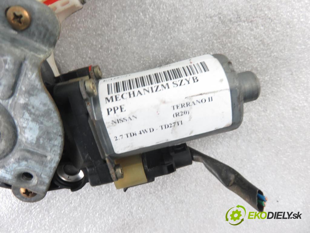 NISSAN TERRANO II (R20) TERENOWY 2002 92,00 2.7 TDi 4WD 125 - TD27TI 2664,00 mechanismus oken PPE 0130821721