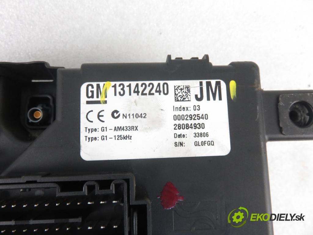 OPEL CORSA D (S07) HB 2007 59,00 1.2 - Z 12 XEP 1229,00 MODUL BSI 13142240JM