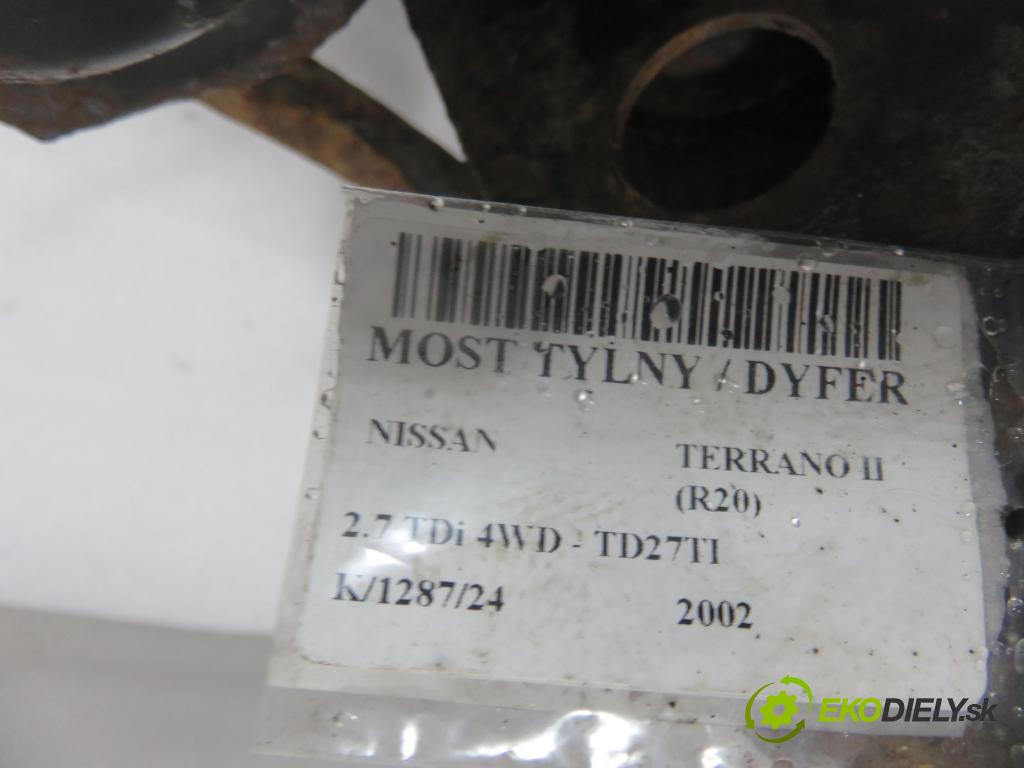 NISSAN TERRANO II (R20) TERENOWY 2002 92,00 2.7 TDi 4WD 125 - TD27TI 2664,00 Most zadní část / diferenciál 383119C5007