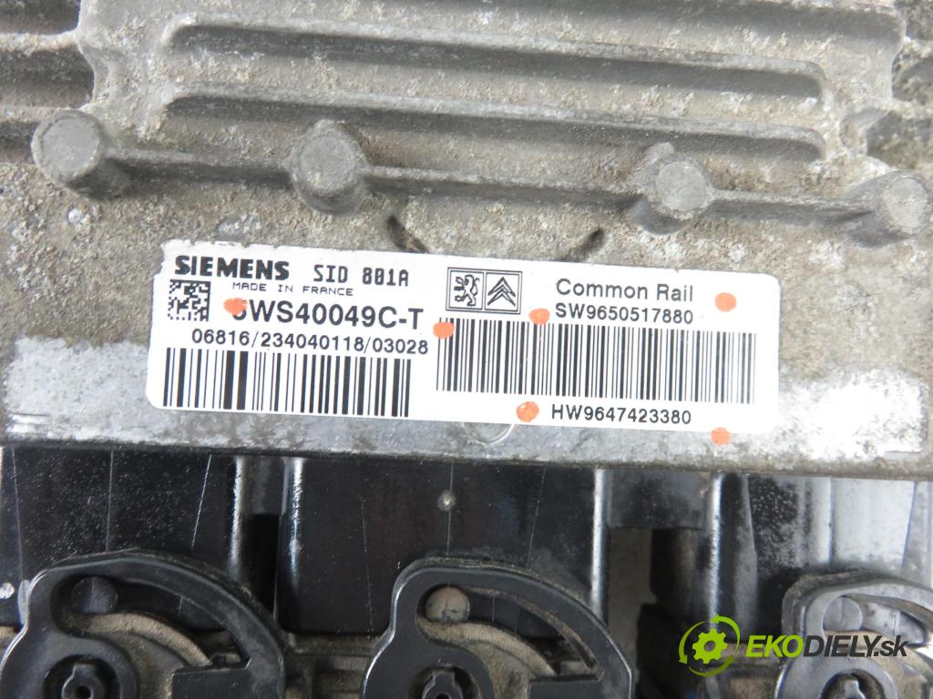 PEUGEOT PARTNER Combispace (5F) KOMBIVAN 2003 66,00 2.0 HDI - RHY (DW10TD) 1997,00 Riadiaca jednotka Motor 5WS40049CT ; SW9650517880 ; HW9647423380