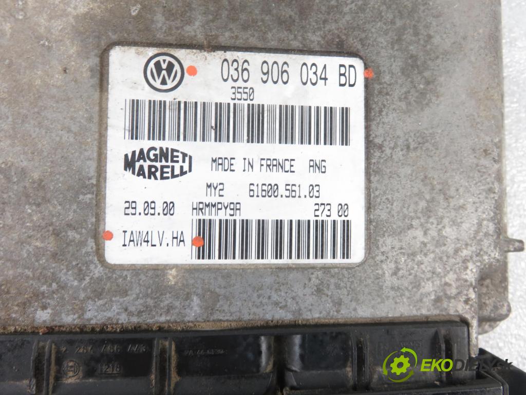 SEAT LEON (1M1) HB 2001 77,00 1.6 16 V - AUS 1598,00 Riadiaca jednotka Motor 036906034BD ; IAW4LVHA