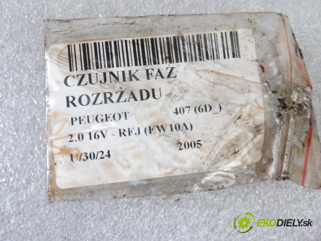 PEUGEOT 407 (6D_) SEDAN 2005 103,00 2.0 16V 1997,00 Snímač časovania Vačkový hriadeľ: F34723403