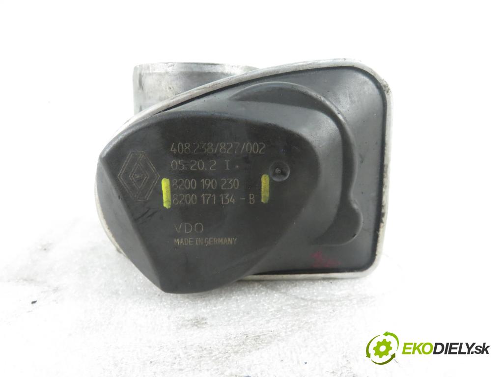 RENAULT MEGANE II (BM0/1_, CM0/1_) HB 2004 83,00 1.6 16V 113 - K4M 760 1598,00 Škrtiaca klapka 8200171134B ; 8200190230 (Škrtiace klapky)