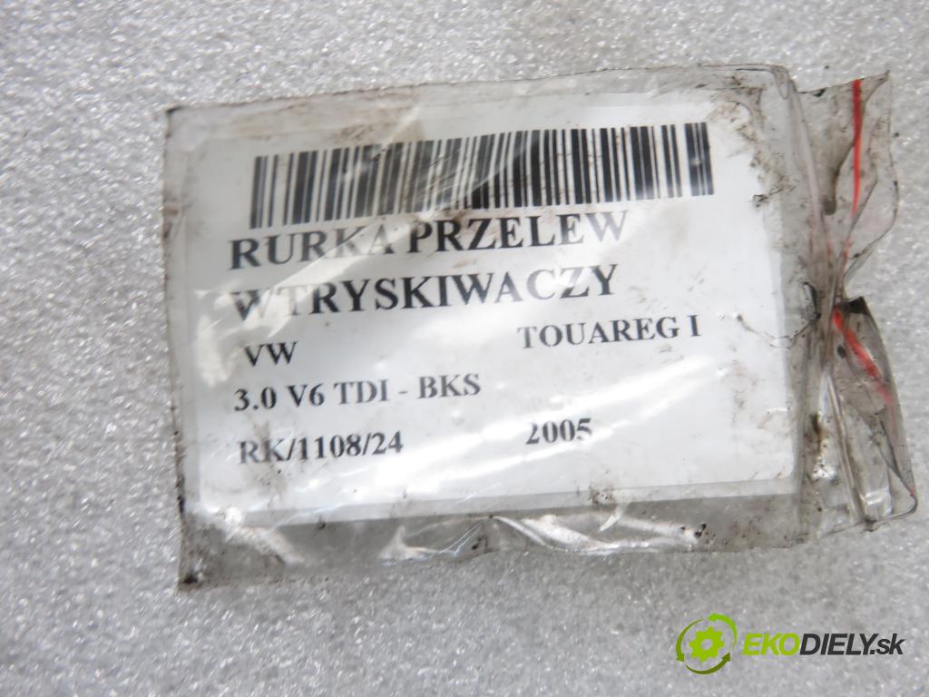 VW TOUAREG (7LA, 7L6, 7L7) SUV 2005 165,00 3.0 V6 TDI 224 - BKS 2967,00 rúrka VSTREKOVAČE: 059130218H