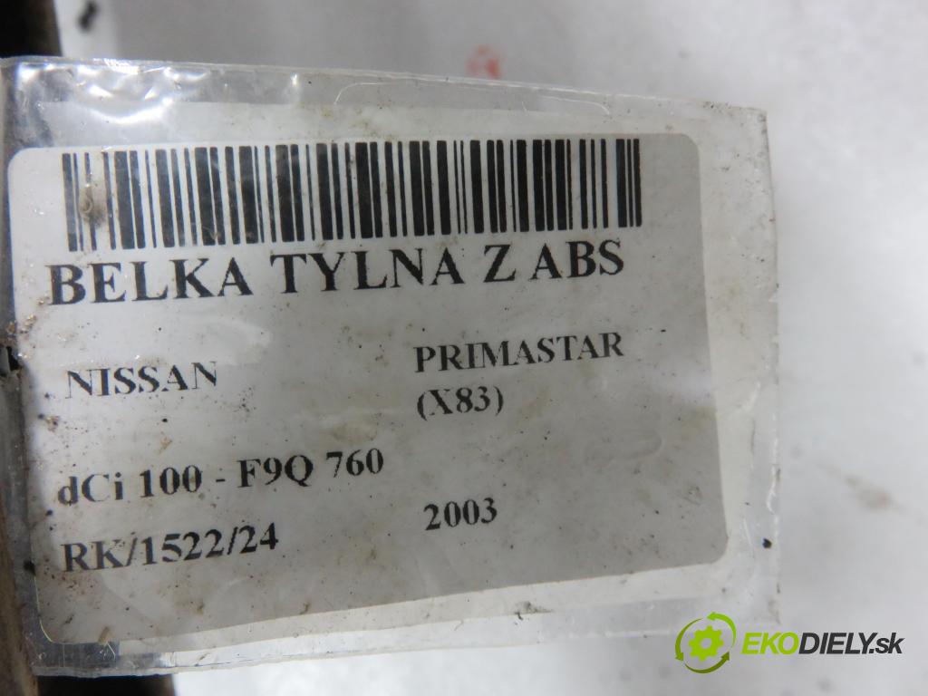 NISSAN PRIMASTAR Autobus (X83) BUS 2003 74,00 1.9 dCi 100 - F9Q 760 1870,00 výztuha zadní část