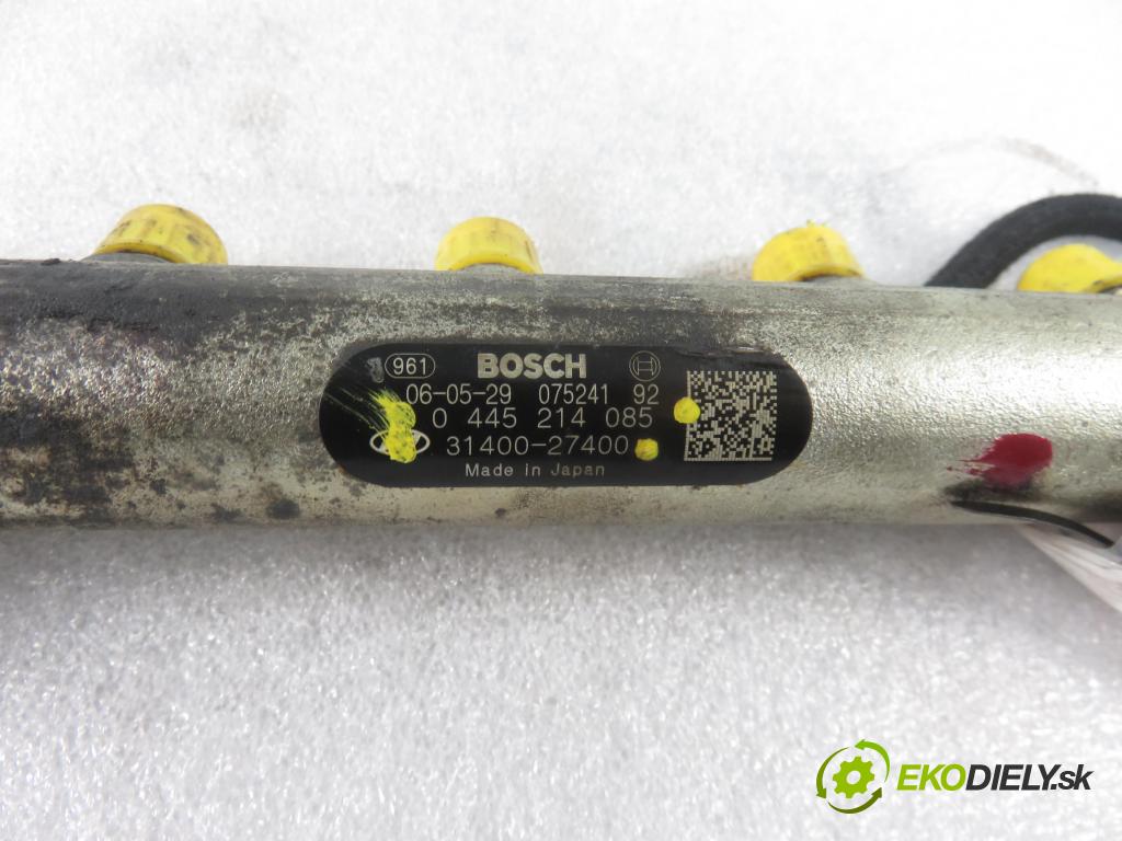 HYUNDAI SANTA FÉ II (CM) SUV 2006 110,00 2.2 CRDi GLS 4x4 150 - D4EB 2188,00 Lišta vstrekovacia 0445214085 ; 3140027400 ; 0281002507 (Vstrekovacie lišty)