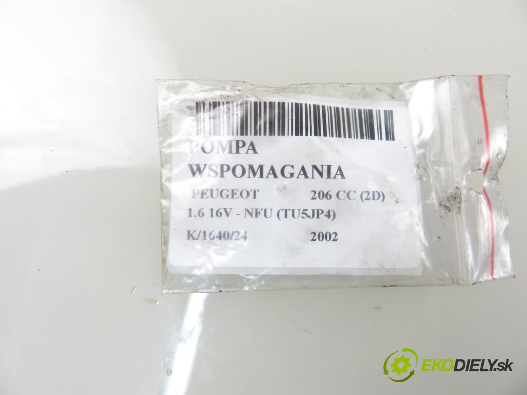 PEUGEOT 206 CC (2D) C/C 2002 80,00 1.6 16V - NFU 1587,00 Pumpa servočerpadlo 9636868880 ; 26079836QN (Servočerpadlá, pumpy riadenia)