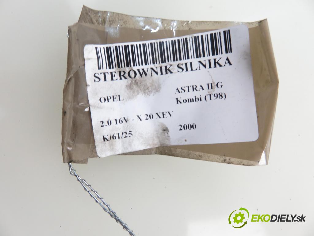 OPEL ASTRA G Kombi (T98) KOMBI 2000 100,00 2.0 16V - X 20 XEV 1998,00 Riadiaca jednotka Motor 90520859