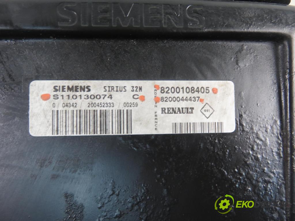 RENAULT CLIO II (BB_, CB_) HB 2000 70,00 1.4 16V 95 - K4J 712 1390,00 Riadiaca jednotka Motor 8200108405 ; S110130074C ; 8200044437