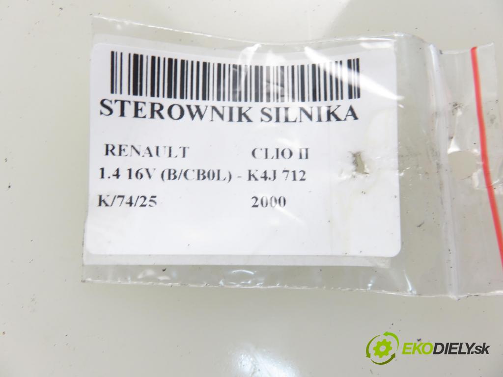 RENAULT CLIO II (BB_, CB_) HB 2000 70,00 1.4 16V 95 - K4J 712 1390,00 Riadiaca jednotka Motor 8200108405 ; S110130074C ; 8200044437