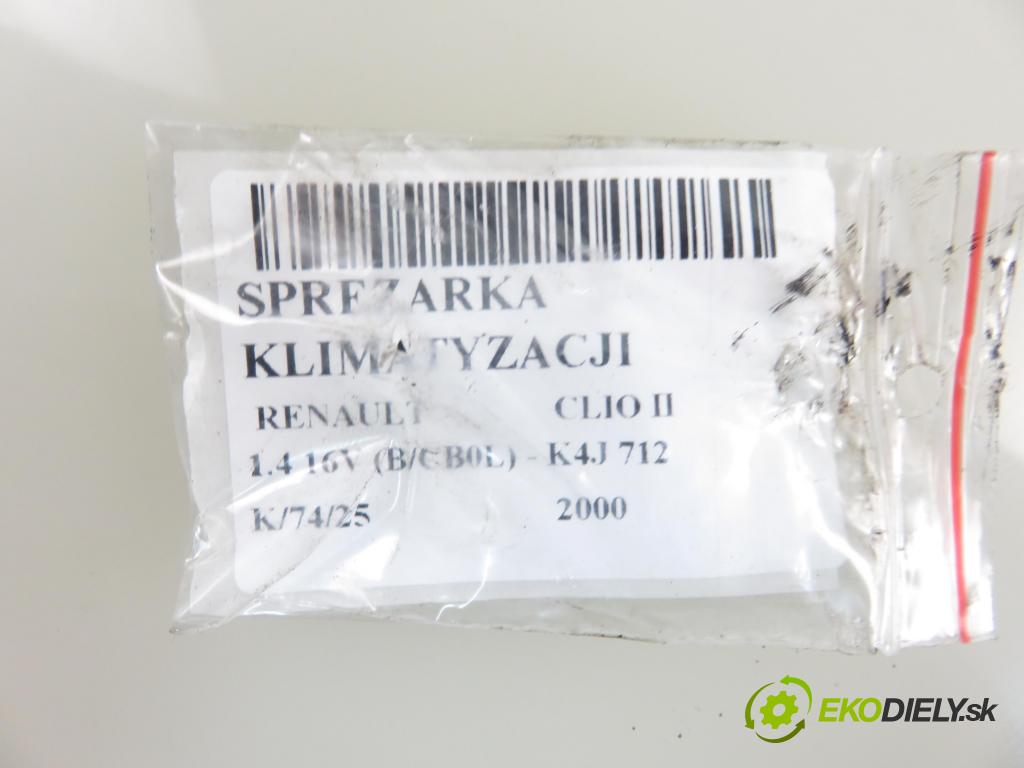 RENAULT CLIO II (BB_, CB_) HB 2000 70,00 1.4 16V 95 - K4J 712 1390,00 KOMPRESOR: klimatizácie 7700273801 (Kompresory klimatizácie)