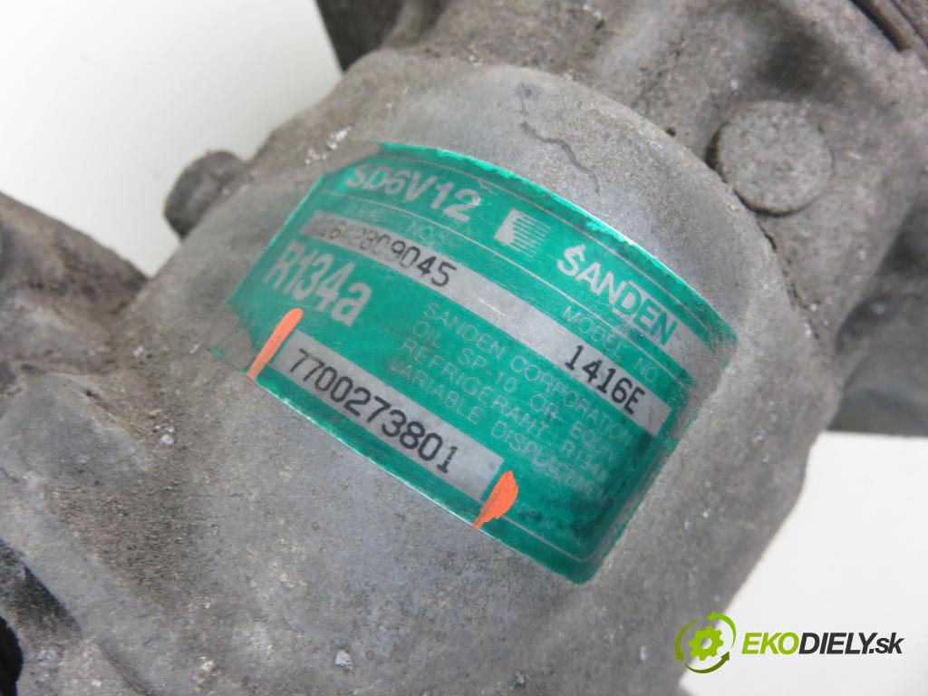 RENAULT CLIO II (BB_, CB_) HB 2000 70,00 1.4 16V 95 - K4J 712 1390,00 KOMPRESOR: klimatizácie 7700273801 (Kompresory klimatizácie)