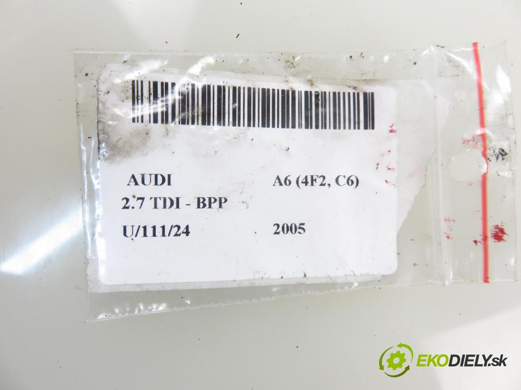 AUDI A6 (4F2, C6) SEDAN 2005 132,00 2.7 TDI 180 - BPP 2698,00 Snímač nárazu 4L0959651 (Snímače nárazu)