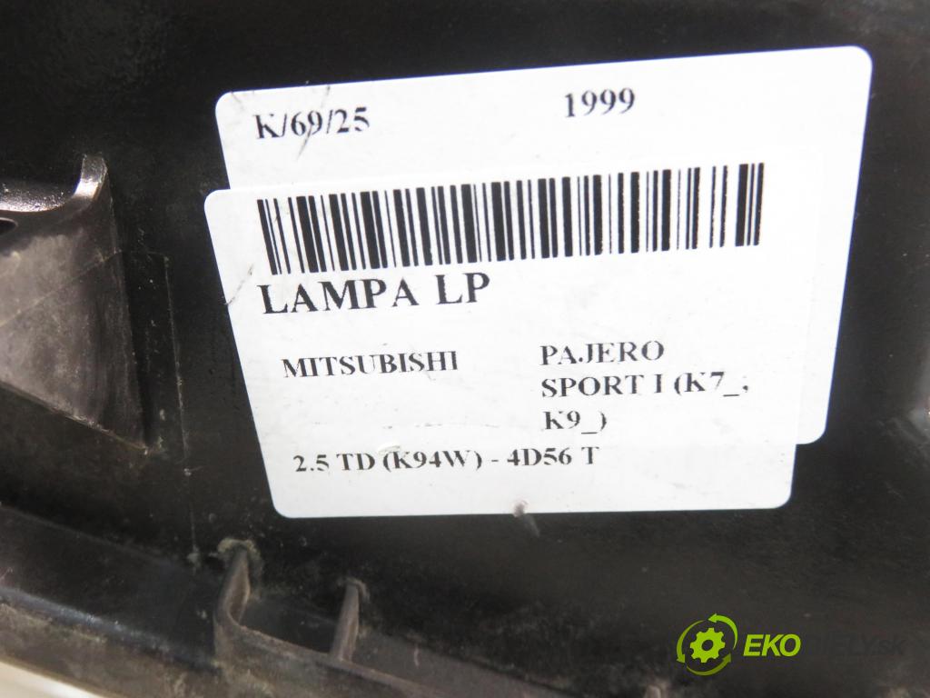 MITSUBISHI PAJERO SPORT I (K7_, K9_) SUV 1999 73,00 2.5 TD (K94W) 99 - 4D56 T 2477,00 světlo LP