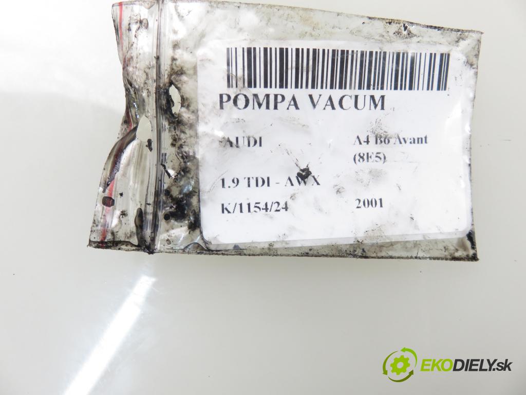 AUDI A4 Avant (8E5, B6) KOMBI 2001 96,00 1.9 TDI - AWX 1896,00 Pumpa vákuová 038145209A