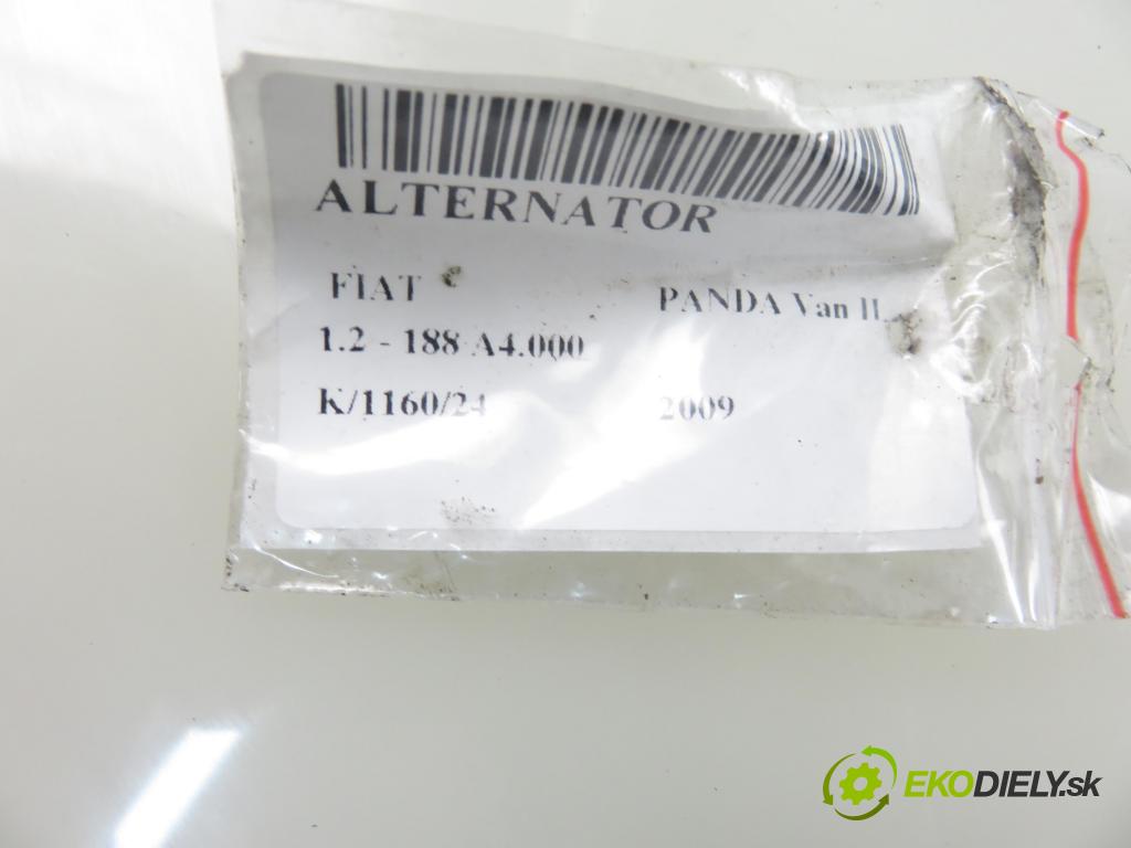 FIAT PANDA Van (169_) HB 2009 44,00 1.2 - 188 A4.000 1242,00 Alternátor MARC890 (Alternátory)