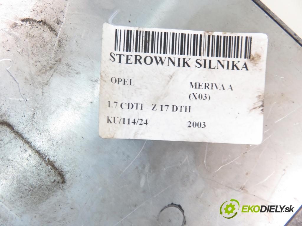 OPEL MERIVA A nadwozie wielkoprzestrzenne (MPV) (X03) MINIVAN 2003 74,00 1.7 CDTI 100 - Z 17 DTH 1686,00 Riadiaca jednotka Motor 8973509485 ; 97350948