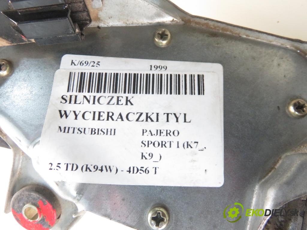 MITSUBISHI PAJERO SPORT I (K7_, K9_) SUV 1999 73,00 2.5 TD (K94W) 99 - 4D56 T 2477,00 motorek stěrače ZADNÍ: