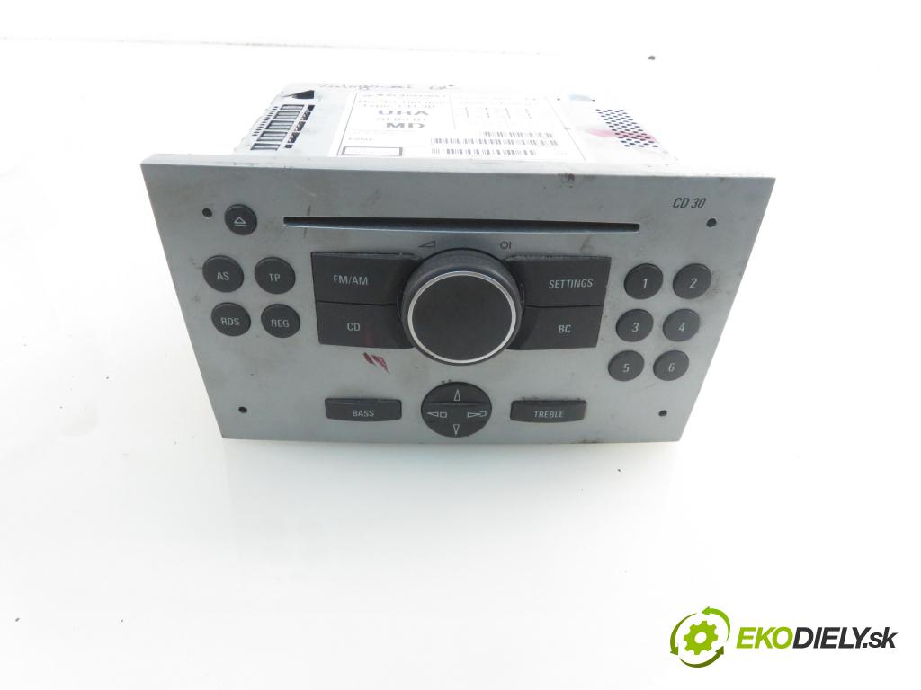 OPEL MERIVA A nadwozie wielkoprzestrzenne (MPV) (X03) HB 2006 77,00 1.6 16V 105 - Z 16 XEP 1598,00 RADIO 13190855